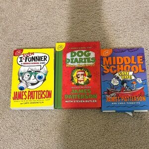 James Patterson Kids Book Set - Yellow, Red, Blue